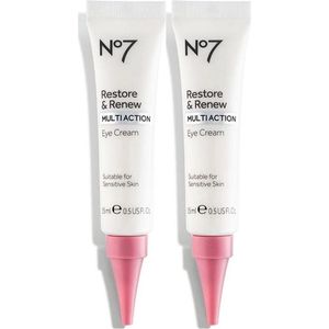 No7 Restore & Renew Multi Action Oogcrème 2x15ml