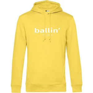 Ballin Est. 2013 - Heren Hoodies Basic Hoodie - Geel - Maat XS