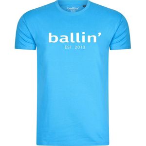 Ballin Est 2013 - Heren Tee SS Regular Fit Shirt - Blauw