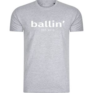 Ballin Est 2013 - Heren Tee SS Regular Fit Shirt - Grijs