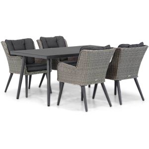Garden Collections Boston/Valencia 170 cm dining tuinset 5-delig