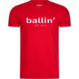 Ballin Est 2013 - Heren Tee SS Regular Fit Shirt - Rood