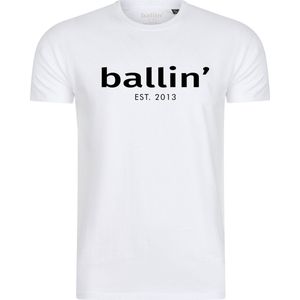 Ballin Est. 2013 - Regular Fit Shirt - T-shirt - Wit - Biologisch Katoen