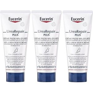 Eucerin Urea Repair plus Voetcrème Urea 10% 3x100ml