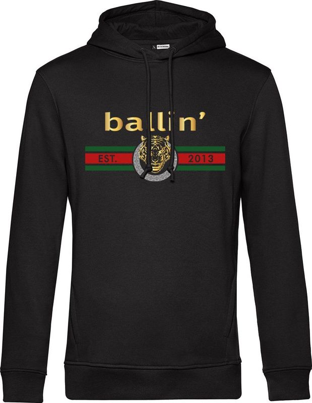 Ballin Est. 2013 - Heren Hoodies Tiger Lines Hoodie - Zwart