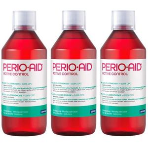Perio Aid Active Control mondspoelmiddel 3x500ml