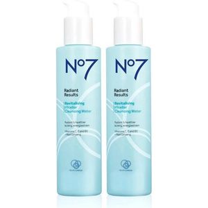 No7 Radiant Results Revitalising Micellar Cleansing Water - gezichtsreiniging -  2x200ml