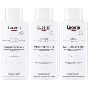 Eucerin AtopiControl Bath & Shower Oil 3x400ml