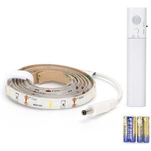 Aigi Stippi - LED Strip Set - Warm Wit 3000K - 1 Meter - Met Sensor op Batterijen