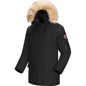 Subprime - Heren Jas winter Parka Tommy - Zwart - Maat M