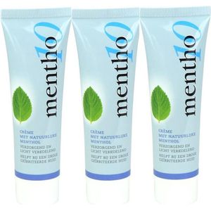Mentho 10 mentholcreme 3x75gram