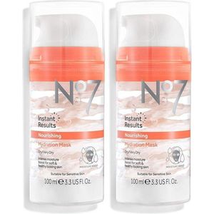 No7 Instant Results Nourishing Hydration Mask 2x100ml