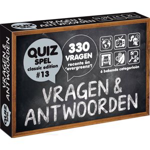 Vragen & Antwoorden #13 - Kaartspel - Pocketformaat Trivia Quiz en Aanvulset / Uitbreiding - 330 Nederlandse vragen