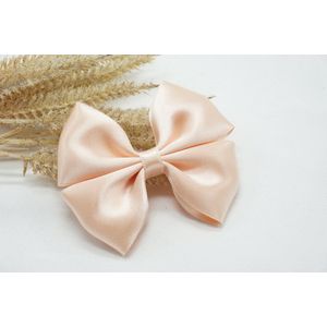 Haarstrik Satijn - Nude - Haarclip - Bows and Flowers