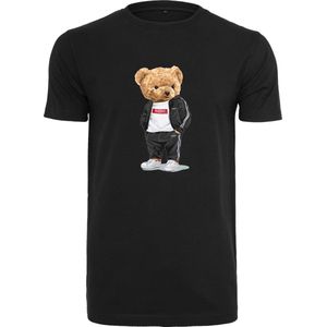 Heren Tee SS met Ballin Est 2013 Bear Tracksuit Tee Print - Zwart