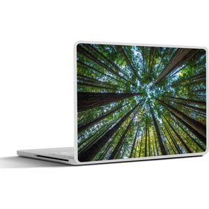 Laptop sticker - 11.6 inch - Bos - Bladeren - Bomen - 30x21cm - Laptopstickers - Laptop skin - Cover
