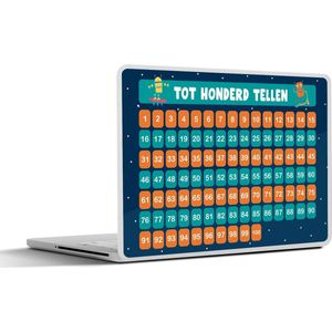 Laptop sticker - 14 inch - Kinderkamer - Tellen - Educatief - Meiden - Jongetjes - Kinderen