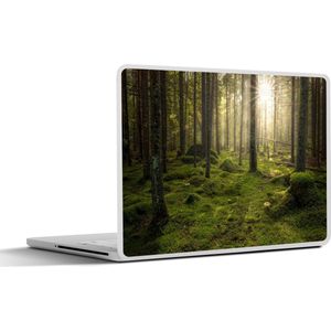 Laptop sticker - 11.6 inch - Bos - Zon - Boom - 30x21cm - Laptopstickers - Laptop skin - Cover
