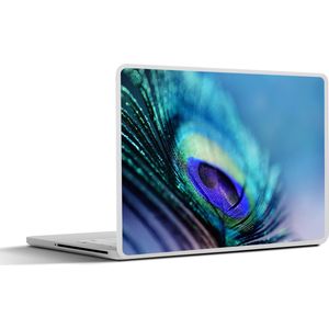 Laptop sticker - 11.6 inch - Pauw - Veren - Vogel - 30x21cm - Laptopstickers - Laptop skin - Cover