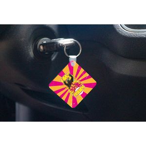 Sleutelhanger - Uitdeelcadeautjes - Vintage - Beer - Knuffel - Plastic