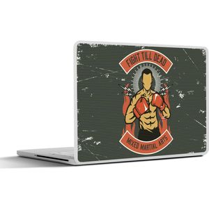 Laptop sticker - 11.6 inch - Boxen - Man - Retro - Tekening - 30x21cm - Laptopstickers - Laptop skin - Cover