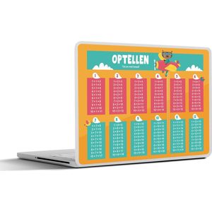 Laptop sticker - 17.3 inch - Kinderkamer - Educatief - Optellen - Meiden - Jongetjes - Kinderen - Kids
