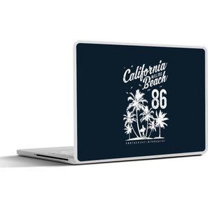 Laptop sticker - 12.3 inch - Strand - Palmboom - Vintage - 30x22cm - Laptopstickers - Laptop skin - Cover