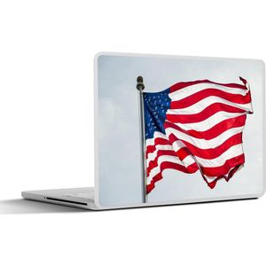 Laptop sticker - 13.3 inch - Amerika - Vlag - Lucht - 31x22,5cm - Laptopstickers - Laptop skin - Cover