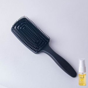 Aurgan Nylon haarborstel - detangle - anti-klit - Gratis arganolie