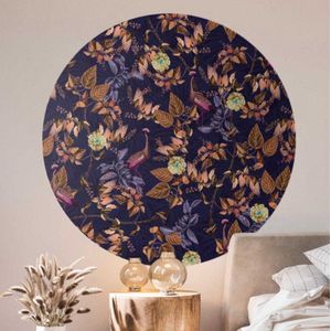 Behangcirkel 60cm Studio Wallz - Blue disco