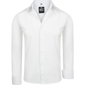 ItalianStyle - Herenoverhemd - Slimfit - Wit - Businesslook