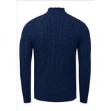 RustyNeal - Heren Coltrui - Petrol - Modernfit - Gebreid