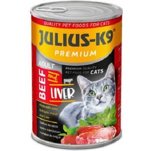 Julius K9 - Kattenvoer - Blikvoer - Natvoer - Adult - Beef - 10 x 415g