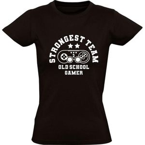 Gamer Dames t-shirt | Zwart | Joystick | Controller | Game Console | Computerspel | Game Computer | Videogame | Videospel