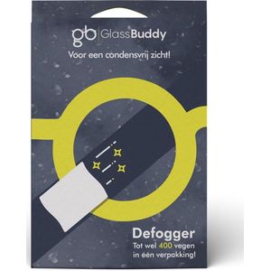GlassBuddy Defogger - voor een condensvrij zicht | anti condens doek | antifogmiddel | anti condens bril | mondkapje | brillendoek | oplossing beslagen brillenglazen | voorkom beslagen bril | geen spray nodig