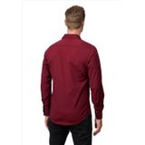 Edoti - Heren Sweater - Bordeaux - Rood - Ronde Hals