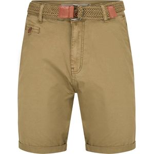 Indicode - Bermuda - Army - Inclusief riem - Ruimepasvorm
