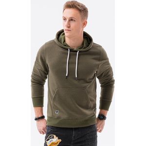 Ombre - Basicitalia - Herenhoodie - Kakigroen - Kangaroezak