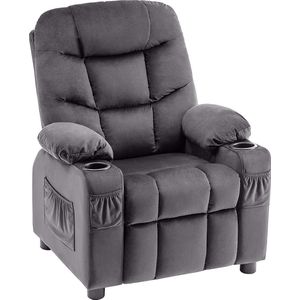 Luxe Kinder Relaxstoel - Kinderstoel - Ligfunctie - Chill stoel - Televisie stoel - Kindersofa - 72 x 66 x 87 cm