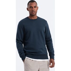 Ombre - Heren Sweater - Navy - Normalfit - Ronde Hals