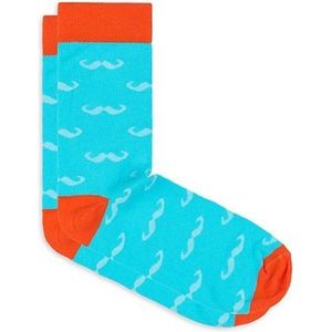 Barbiano heren sokken print aqua happy socks