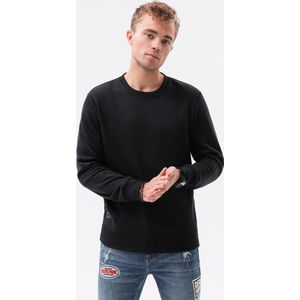 Ombre - Heren Sweater - Zwart - Normalfit - Ronde Hals