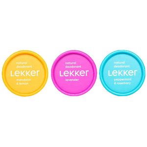 LEKKER Deodorant set