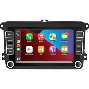 Volkswagen Golf 6 Android Autoradio Navigatie  2009 - 2013 - Bluetooth Apps Maps Muziek