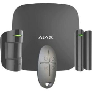 AJAX alarmsysteem basis set centrale, bediening, deursensor en PIR sensor zwart - alarmsysteem - alarminstallatie - Ajax systems
