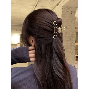 Nerissa- Luxe Haarklem Cirkels - Haarclip/Haarspeld - Haaraccessoires Bruiloft - Goud