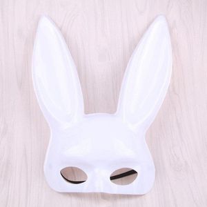 Masker - Bunny masker wit - Erotiek masker bunny - Masker erotiek - Met Funny condoom - Seksspeeltje masker - Erotisch masker - BDSM masker - SM masker - PVC masker