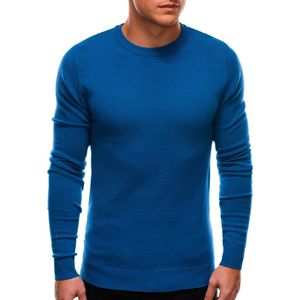 Edoti - Heren Sweater - Lichtblauw - Sky - Ronde Hals