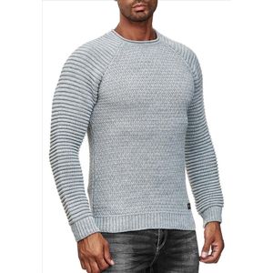 RustyNeal - Heren Trui - Grijs - Longsleeve - Modernfit