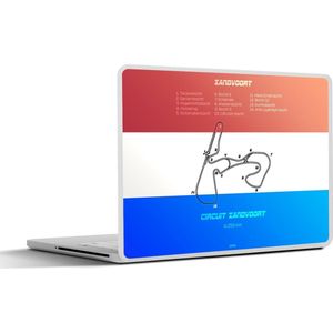 Laptop sticker - 15.6 inch - Zandvoort - F1 - Circuit - 36x27,5cm - Laptopstickers - Laptop skin - Cover